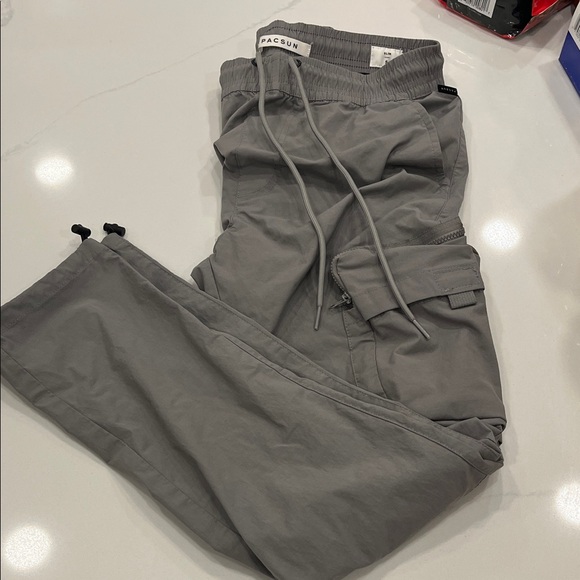 PacSun Men's Charcoal Cargo Pants Slim Small - Picture 1 of 3